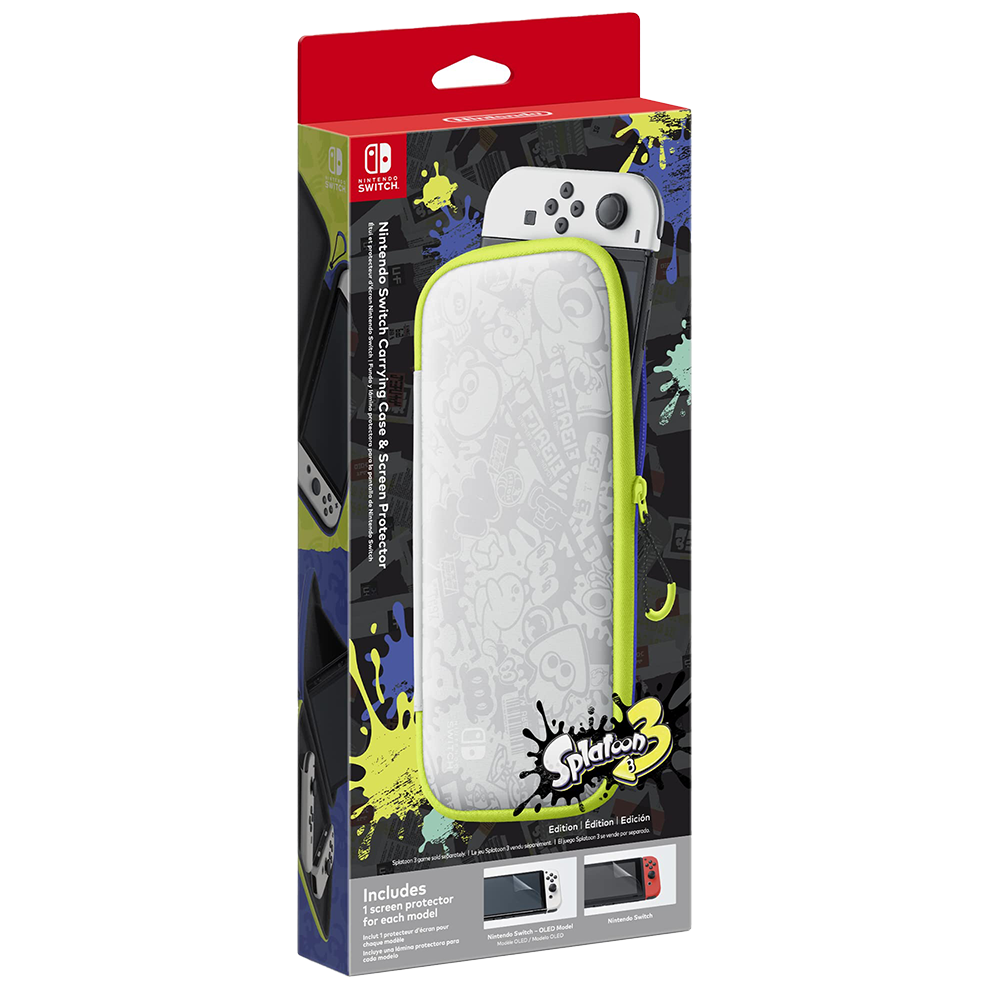 CASE SWITCH & SCREEN PROTECTOR EDICION SPLATOON 3