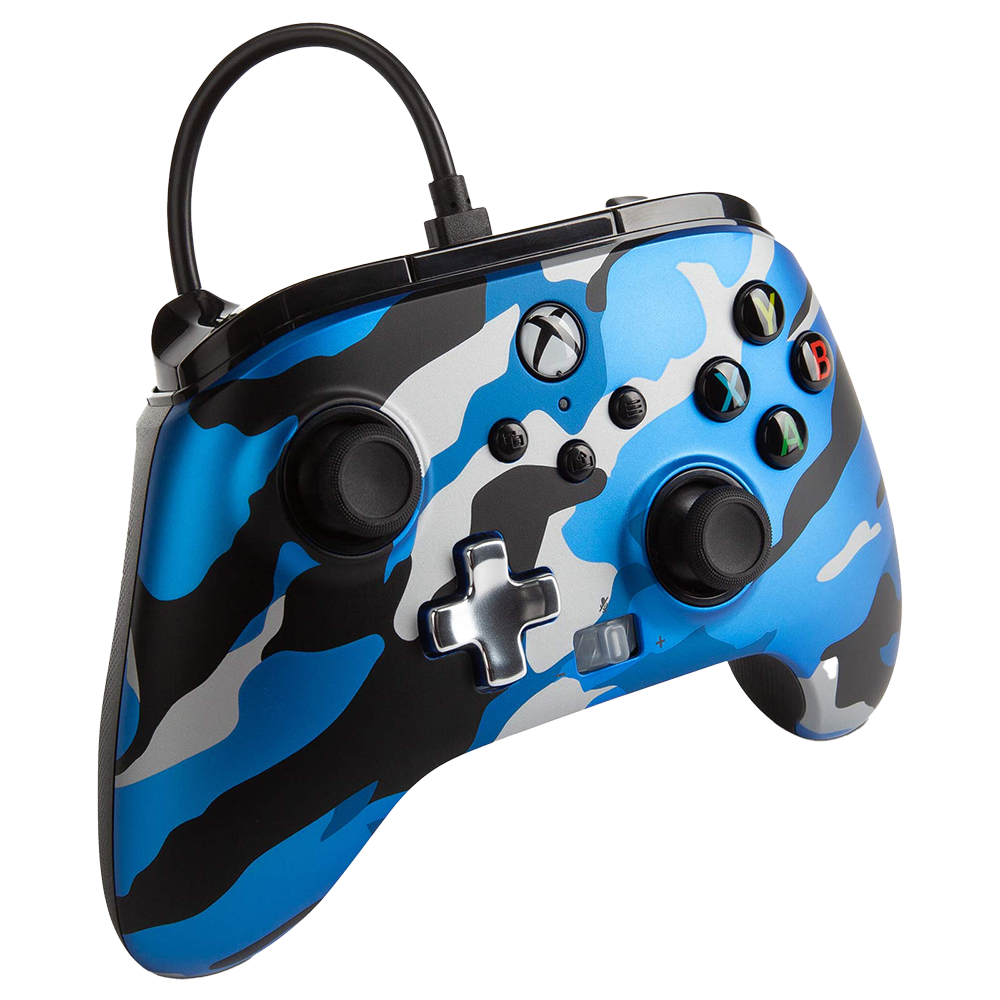 CONTROL ALAMBRICO XBOX SERIES METALLIC BLUE CAMO