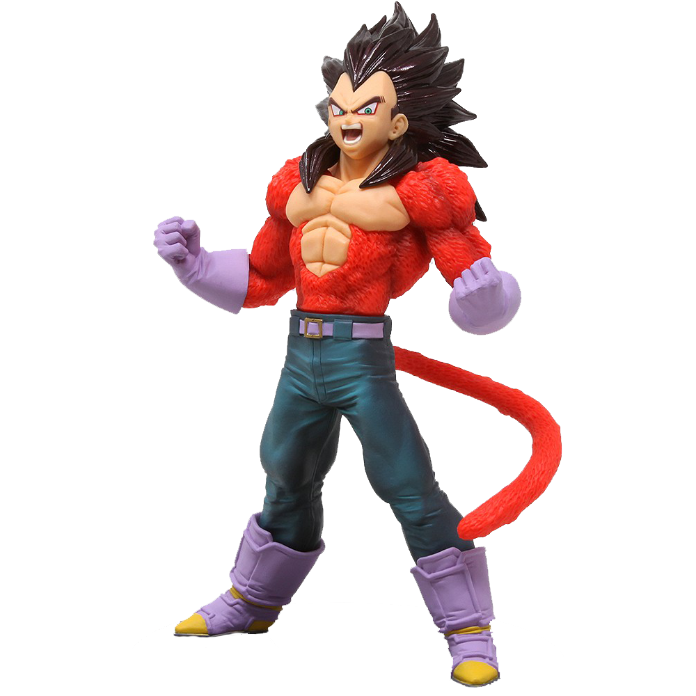 BANPRESTO DRAGON BALL GT BLOOD OF SAIYANS SPECIAL VER. 4 SUPER SAIYAN 4 VEGETA FIGURE (RED)
