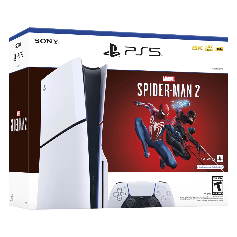 CONSOLA PS5 SLIM DISCO 1TB SPIDER-MAN 2 BUNDLE – Saga Geek Store
