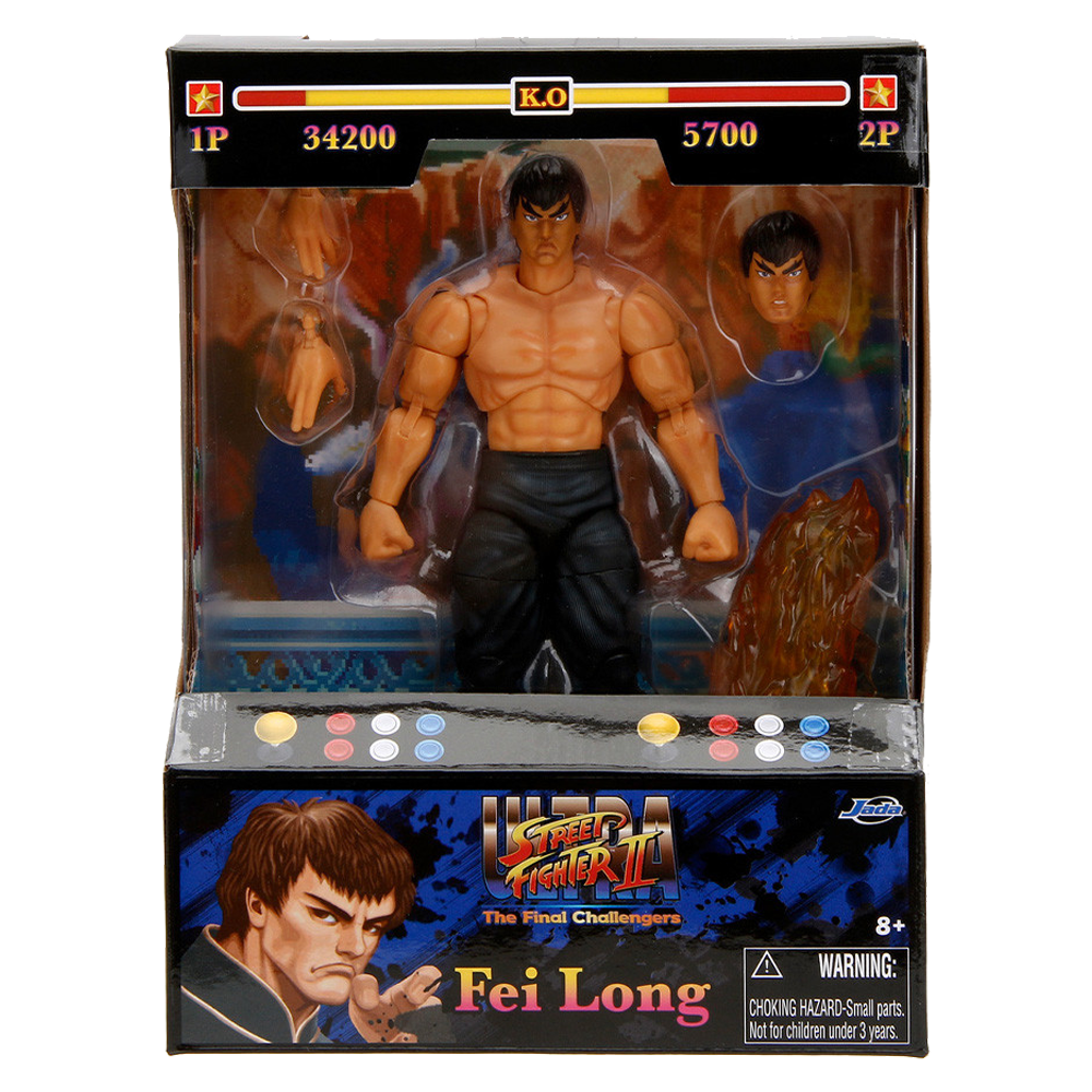 Street Fighter II - Fei-Long Figure 1/12 Scale 6"