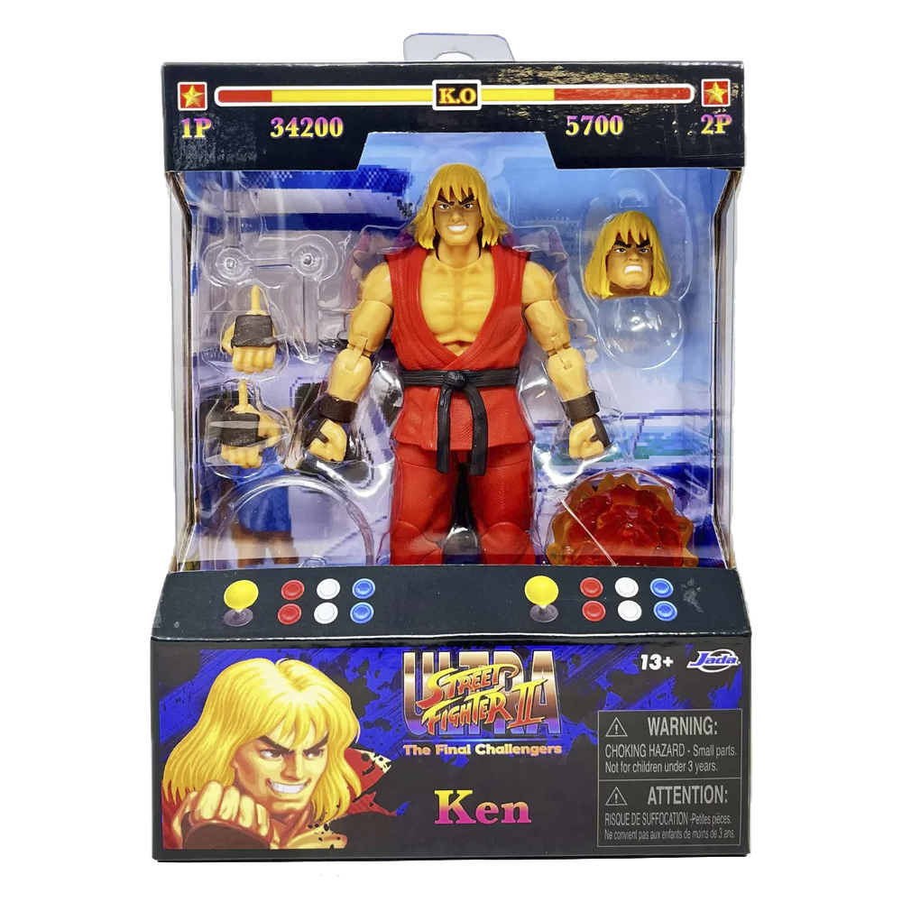 Street Fighter II - Ken Figure 1/12 Scale 6"