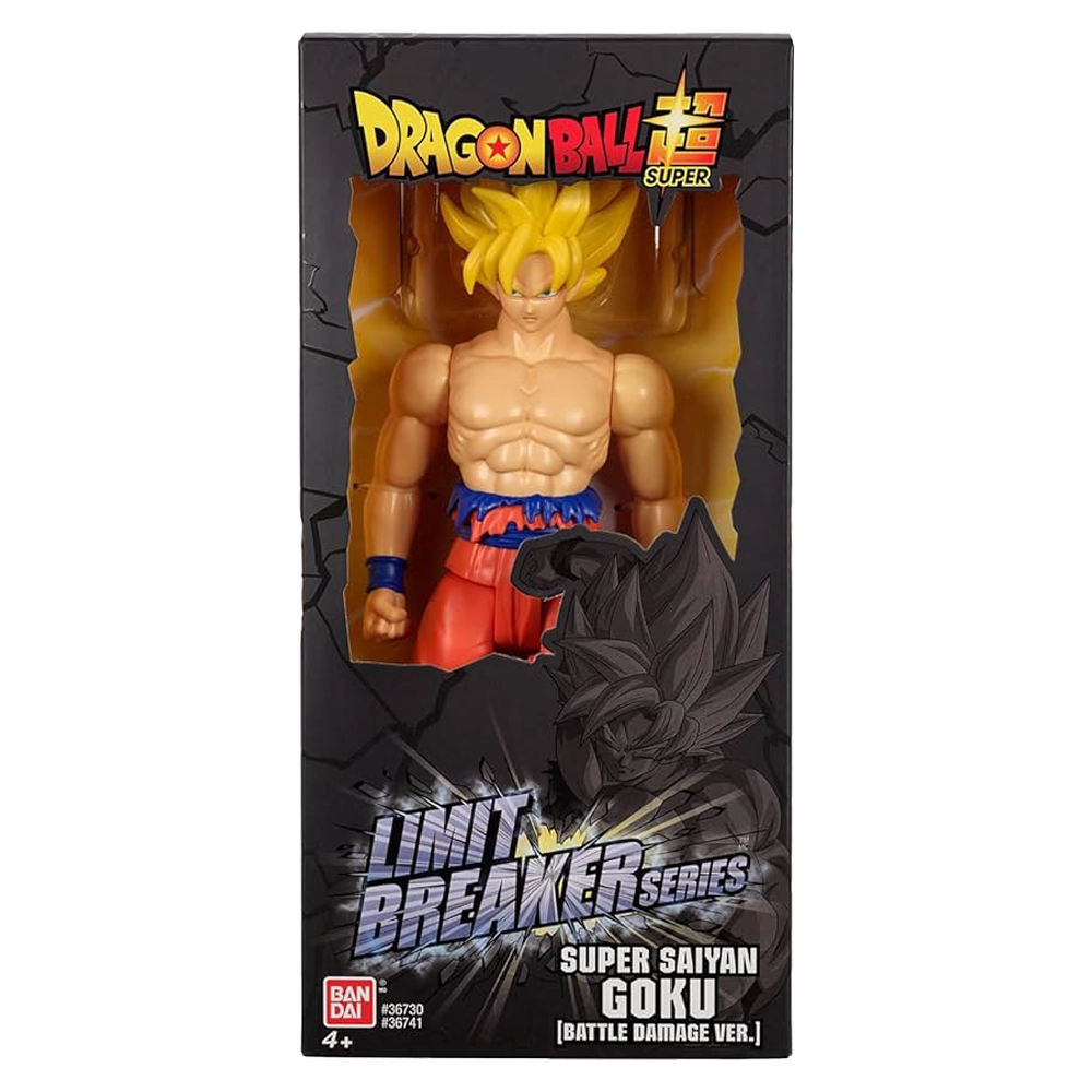 FIGURA GOKU BATTLE DAMAGE DRAGON BALL BANDAI ORIGINAL 30CM