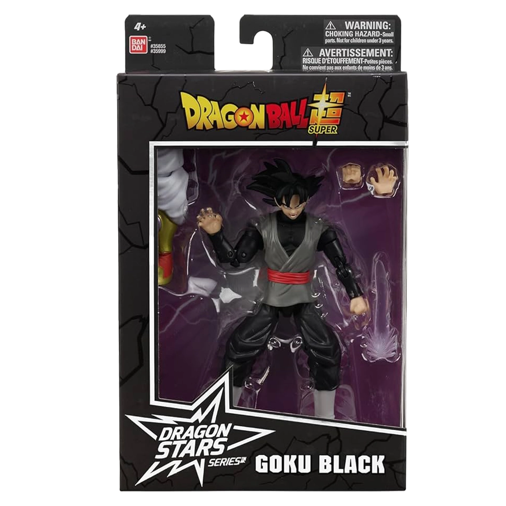 FIGURA GOKU BLACK DRAGON BALL ARTICULADA DRAGON STAR BANDAI ORIGINAL