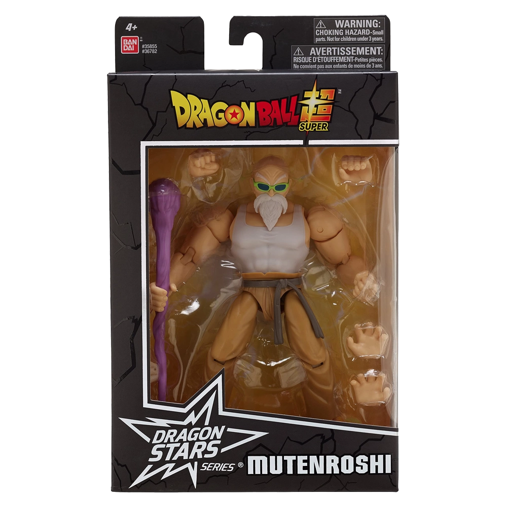 FIGURA MAESTRO ROSHI DRAGON BALL ARTICULADA BANDAI ORIGINAL MUTEN ROSHI