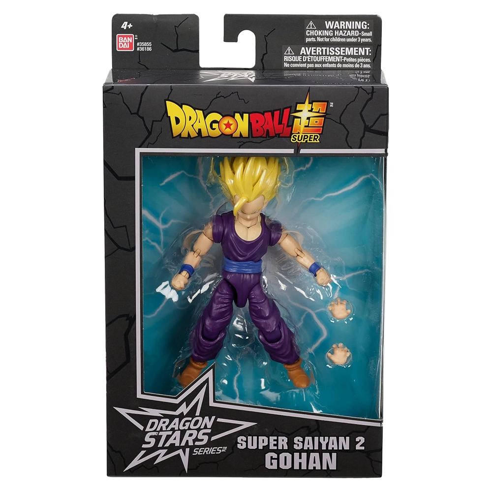 FIGURA SUPER SAYAYIN 2 GOHAN DRAGON BALL ARTICULADA DRAGON STAR BANDAI ORIGINAL