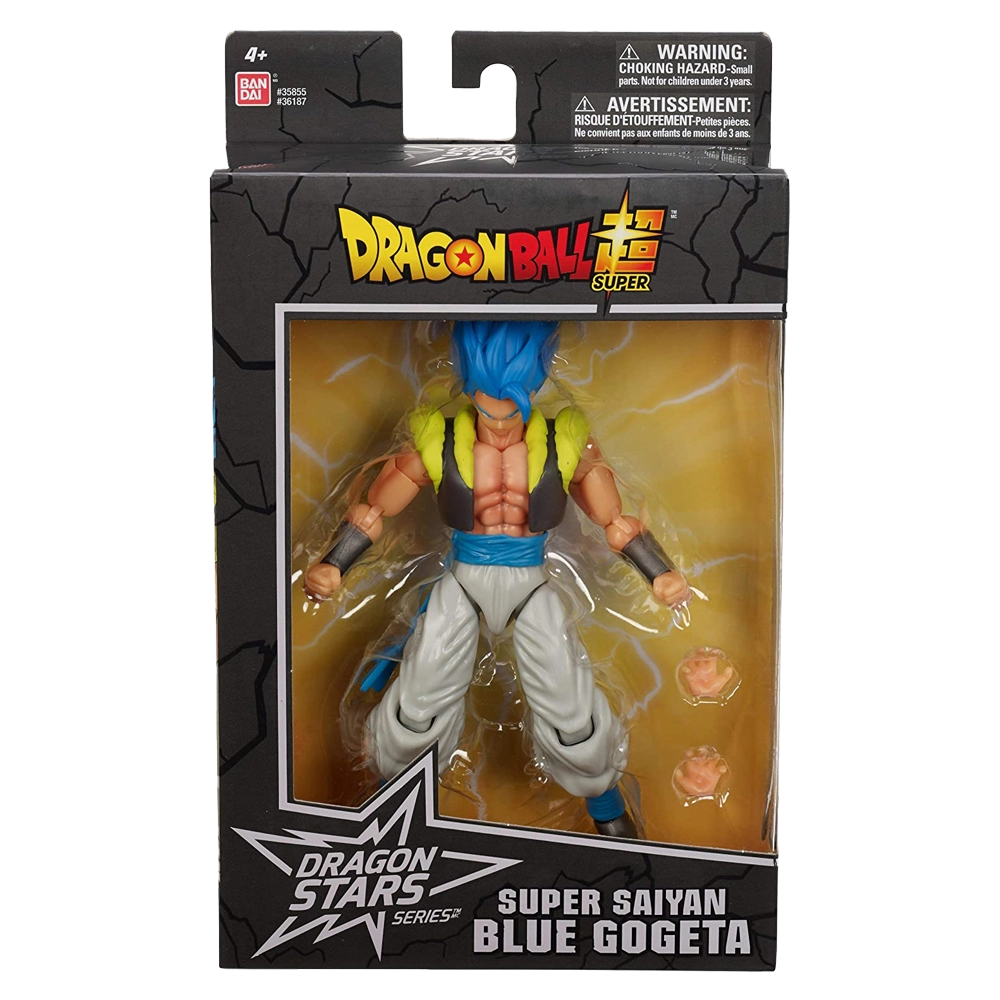 FIGURA SUPER SAYAYIN GOGETA BLUE DRAGON BALL ARTICULADA DRAGON STAR BANDAI