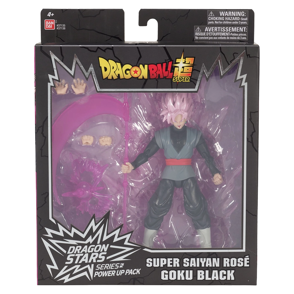 FIGURA SUPER SAYAYIN GOKU ROSE BLACK DRAGON BALL ARTICULADA DRAGON STAR BANDAI