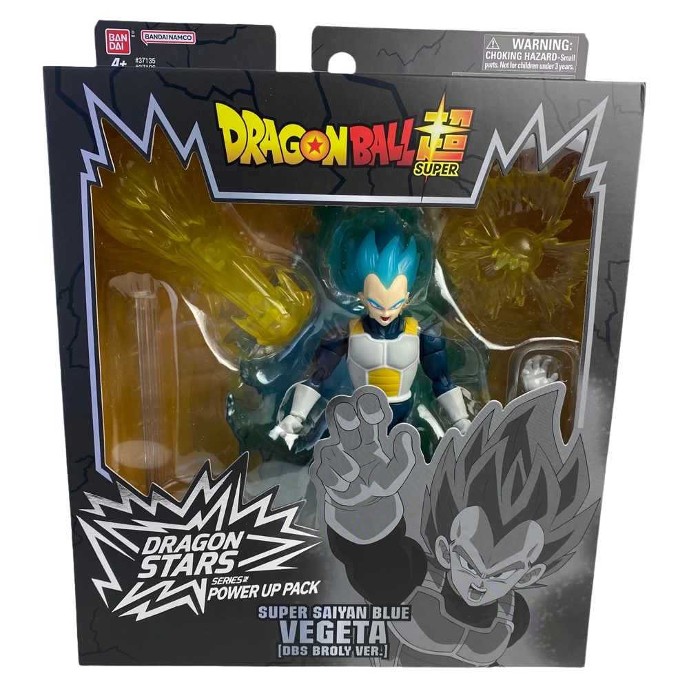 FIGURA SUPER SAYAYIN VEGETA BLUE DRAGON BALL ARTICULADA DRAGON STAR BANDAI