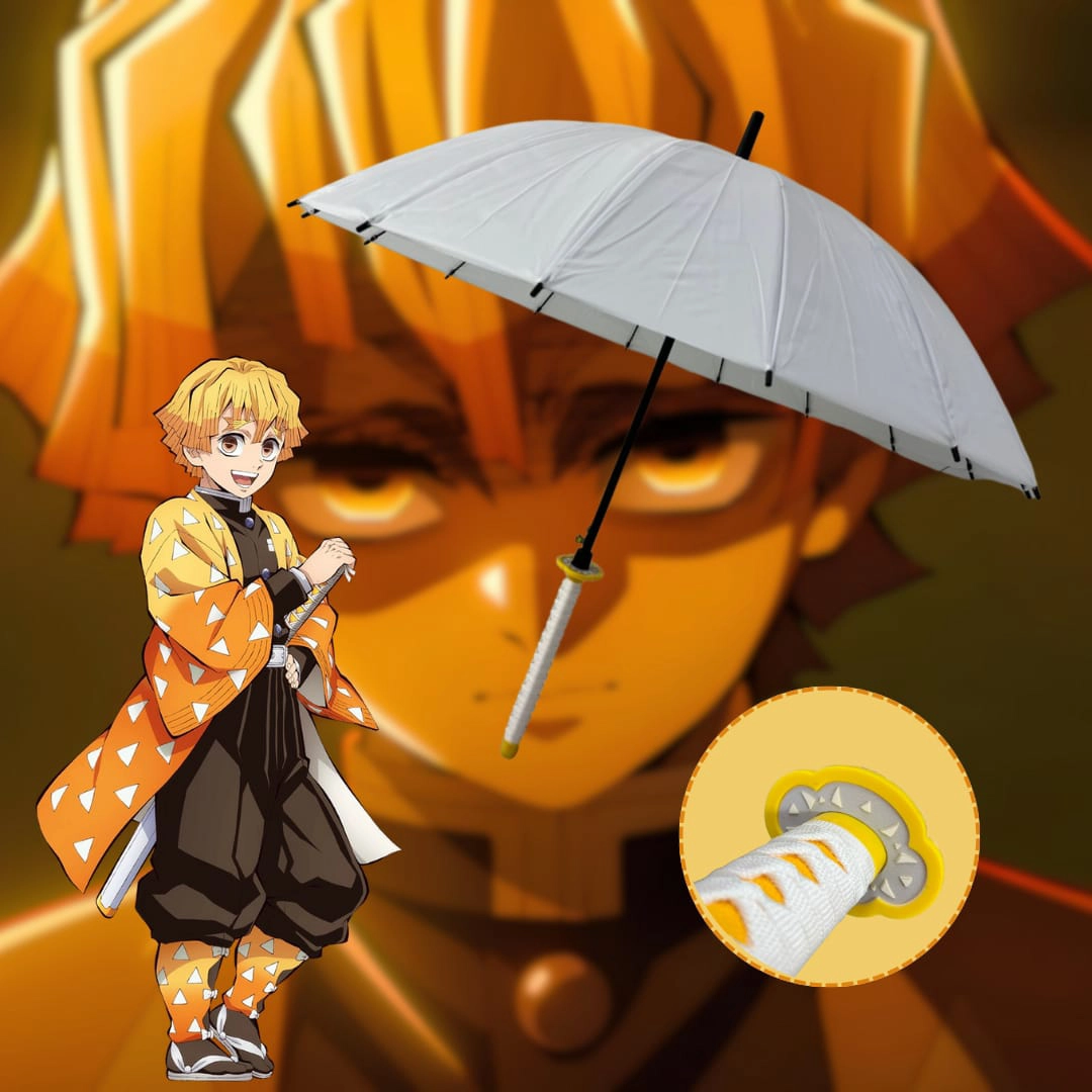 Sombrilla Katana Demon Slayer Agatsuma Zenitsu