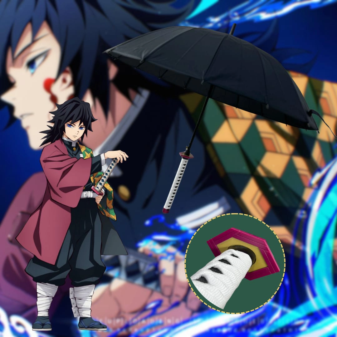 Sombrilla Katana Demon Slayer Tomioka Giyuu
