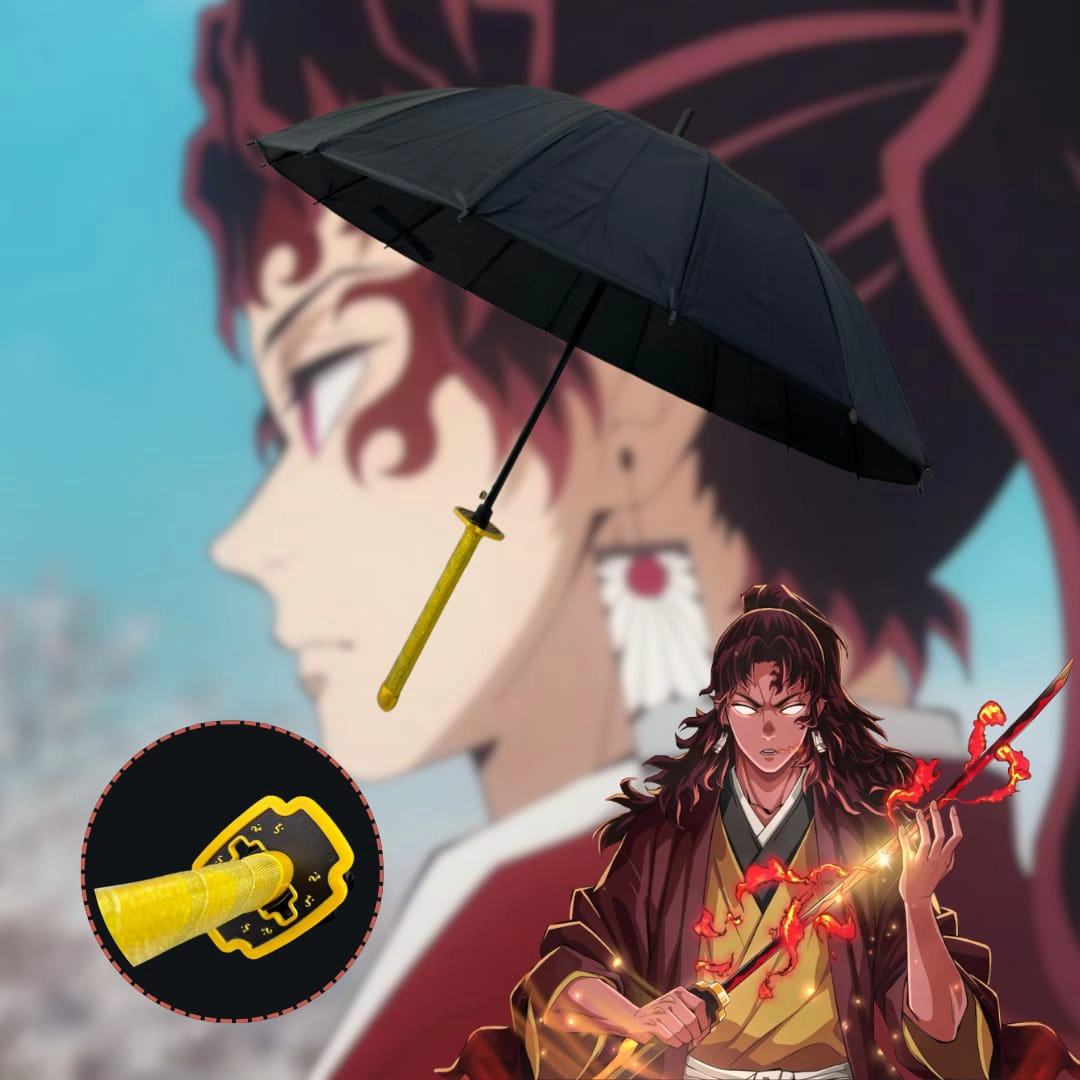 Sombrilla Katana Demon Slayer Tsugikuni Yoriichi