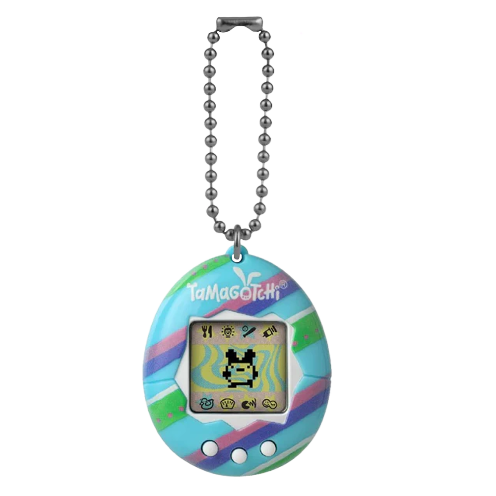 TAMAGOTCHI BANDAI ORIGINAL EASTER BLUE STRIPES