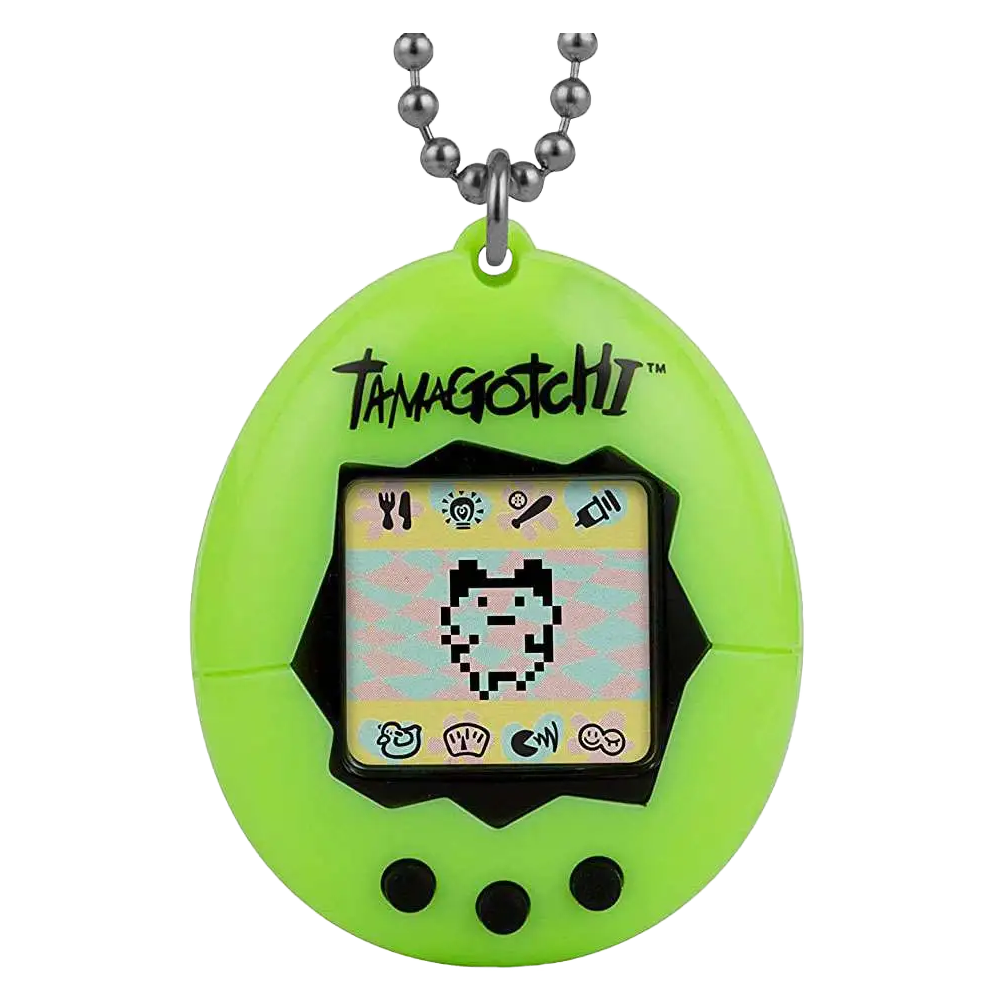 TAMAGOTCHI BANDAI ORIGINAL EASTER GREEN STRIPES