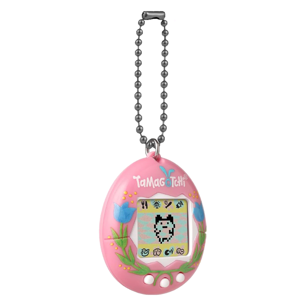 TAMAGOTCHI BANDAI ORIGINAL EASTER PINK FLOWERS