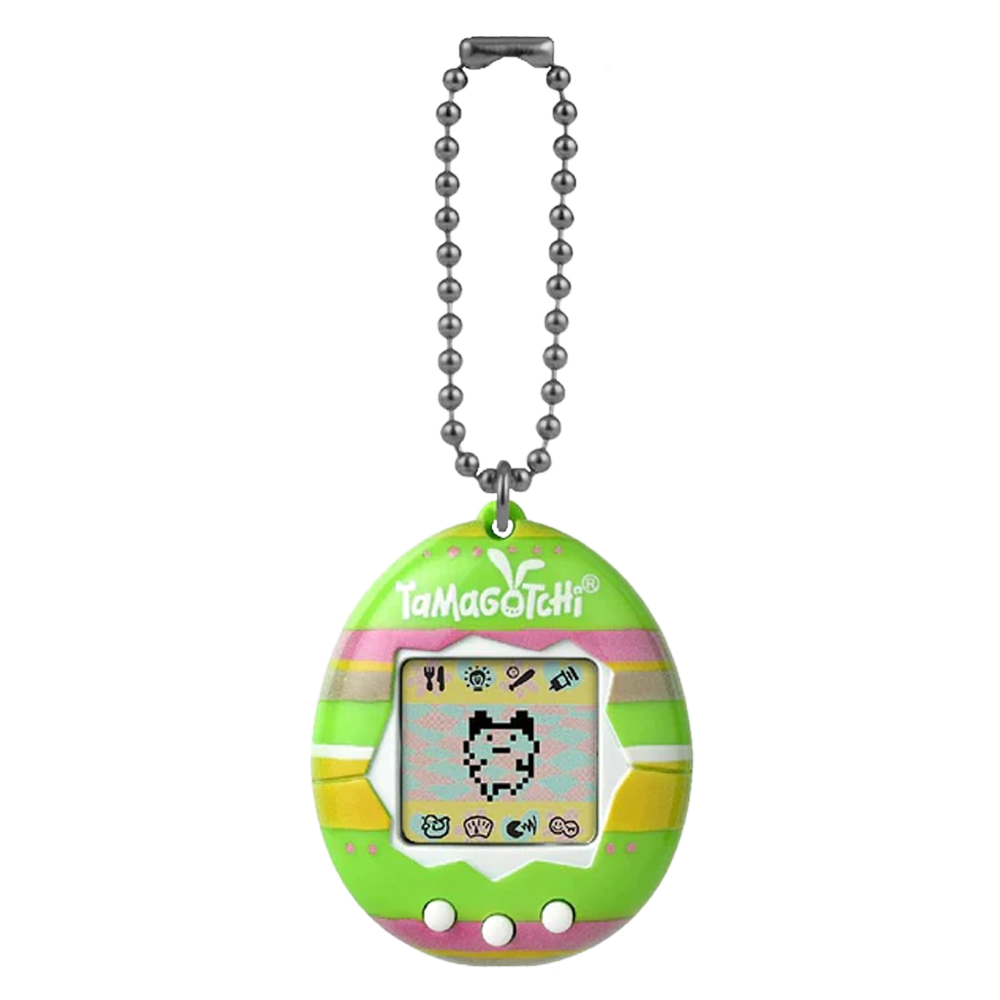 TAMAGOTCHI BANDAI ORIGINAL EASTER YELLOW STRIPES