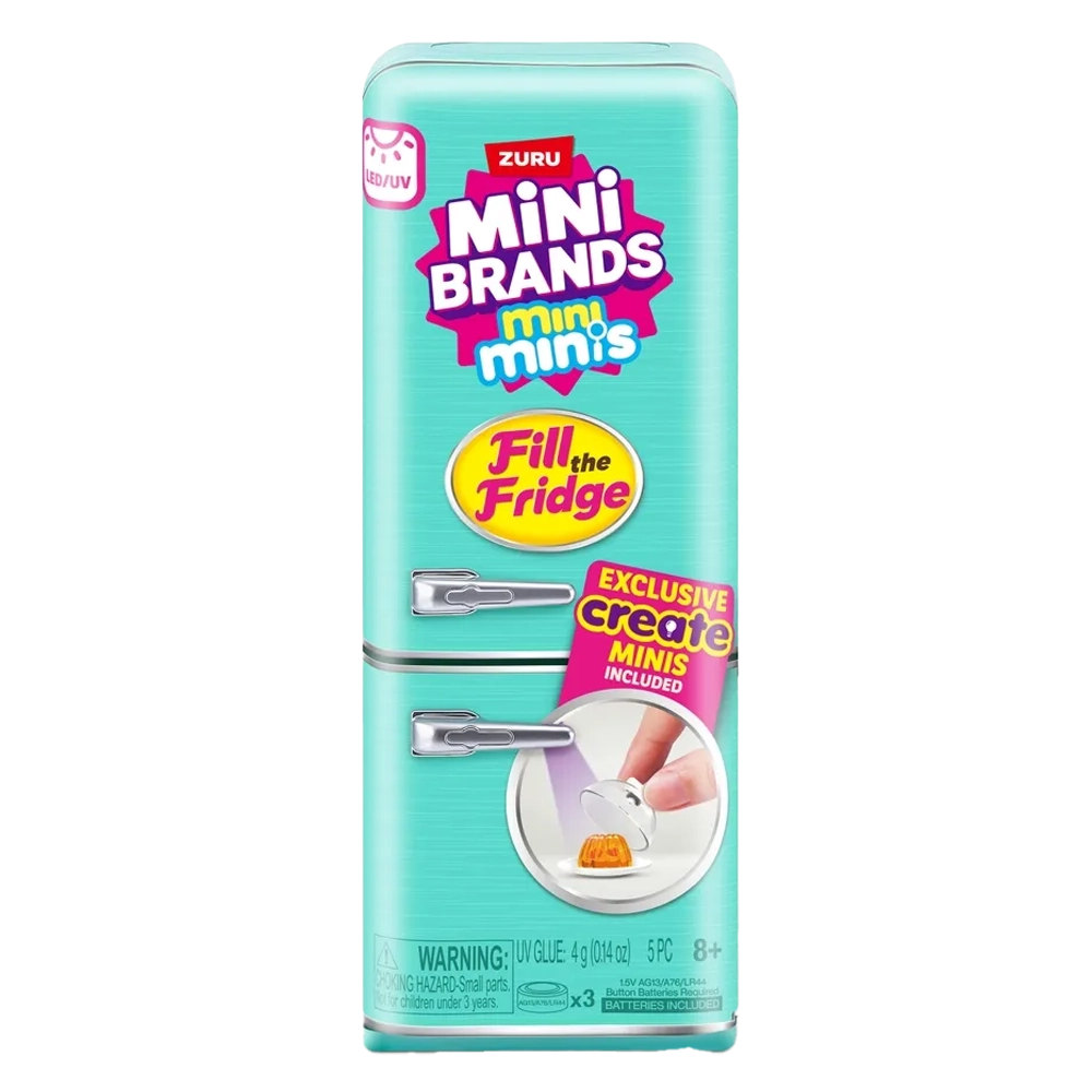 MINI BRANDS REFRIGERADOR COLECCIONABLE "FILL THE FRIDGE" ZURU